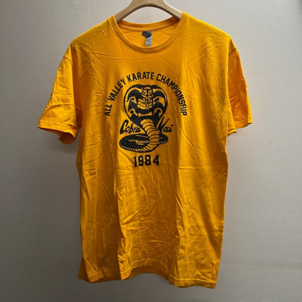 Men's Gold Cobra Kai short sleeve t-shirt